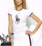 t-shirt 2014 femmes polo populaire autour cou mode pas cher blanc mjh